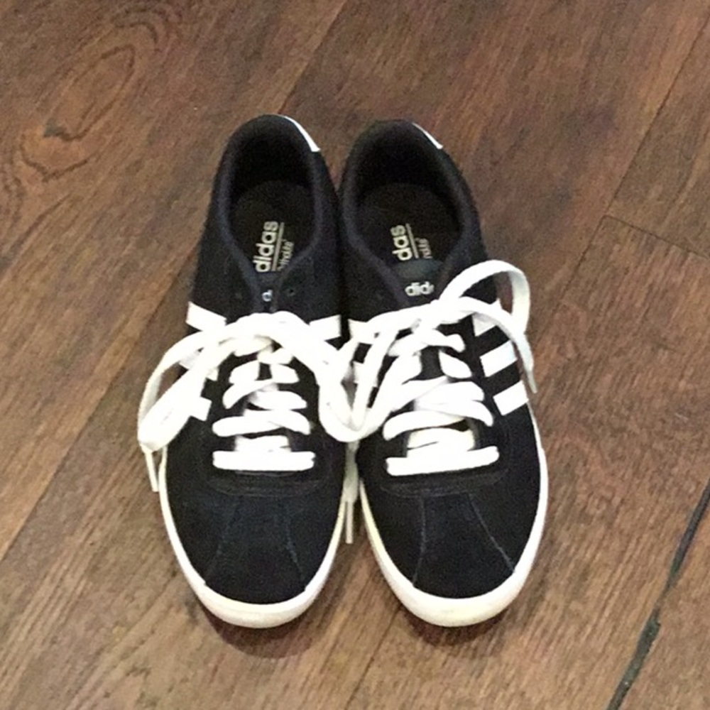 adidas Ortholite Black and White Women's Sneakers